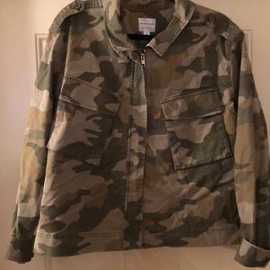Camo jacket by Melrose & Market in Size 3X